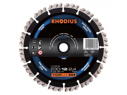 Rhodius Diamantový kotúč universal TOPLINE 230 mm LD300