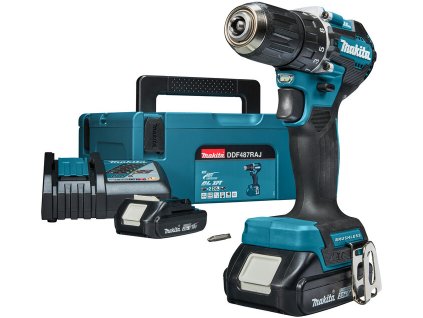Makita AKUMULÁTOROVÝ VŔTACÍ SKRUTKOVAČ DDF487RAJ
