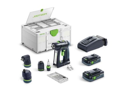 Festool Akumulátorový vŕtací skrutkovač C 18 HPC 4,0 I-Set