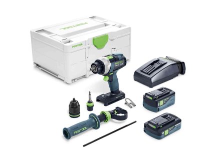 Festool Akumulátorový vŕtací skrutkovač TDC 18/4 5,0/4,0 I-Plus QUADRIVE 577649