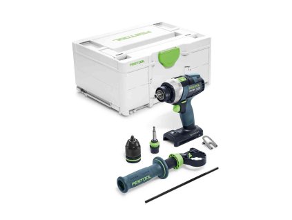 Festool Akumulátorové vŕtacie skrutkovače TDC 18/4 I-Basic QUADRIVE