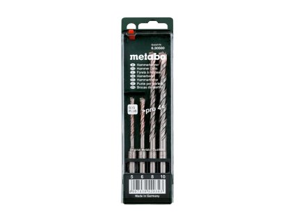 Metabo 4-dielna sada vrtákov SDS plus PRO 4
