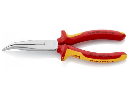 Knipex Polguľové kliešte zahnuté VDE 200 mm
