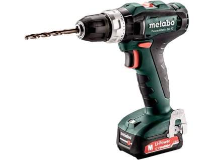 Metabo Akumulátorový vŕtací skrutkovač s príklepom PowerMaxx SB 12