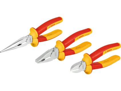 Bosch 3-dielna sada klieští VDE