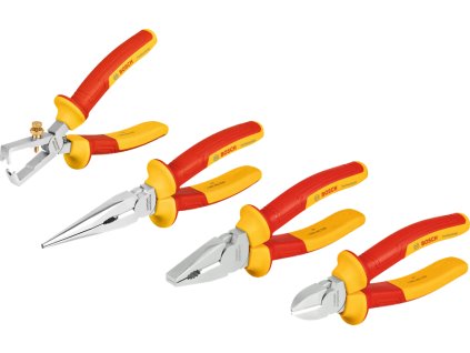 Bosch 4-dielna sada klieští VDE