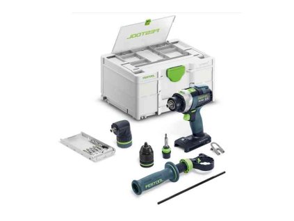 Festool Akumulátorový príklepový vŕtací skrutkovač QUADRIVE TPC 18/4-Basic-Set