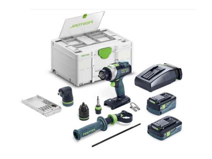 Festool Akumulátorový príklepový vŕtací skrutkovač QUADRIVE TPC 18/4 5,0/4,0 I-Set