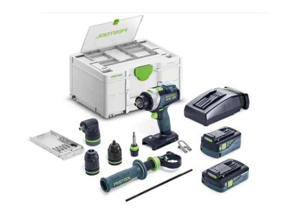 Festool Akumulátorový príklepový vŕtací skrutkovač QUADRIVE TPC 18/4 5,0/4,0 I-Set/XL