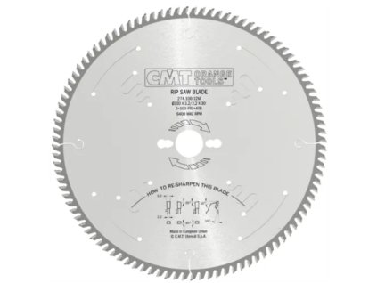 CMT XTreme Pílový kotúč pre priečne finálne rezy - D300x3,2x30 Z100 HW
