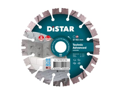 Distar Diamantový kotúč DISTAR TECHNIC ADVANCED univerzálny 150 mm