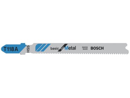 Bosch Pílový list do priamočiarych píl T 118 A, kov
