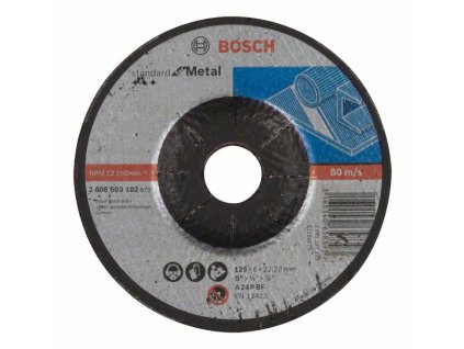 Bosch Brúsny kotúč Standard for Metal 125 x 6 x 22,23 mm