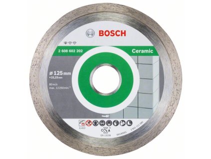 Bosch Diamantový kotúč Standard, keramika 125 mm
