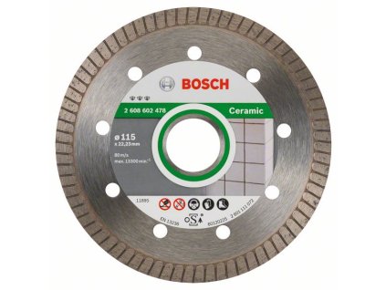 Bosch Diamantový kotúč Extra-Clean Turbo, keramika 115 mm