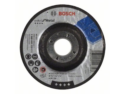 Bosch brúsny kotúč na kov s prelisom 115 x 6 x 22,23 mm