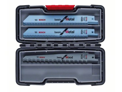 Bosch 15-dielna sada pílových listov do chvostovej píly, Wood and Metal Basic