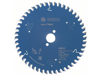 Bosch Pílový kotúč Expert for Wood 160 x 20 x 2,2/1,6 mm, 48 zubov ATB