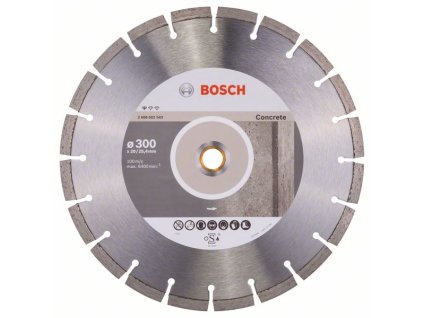 Bosch Diamantový kotúč Standard, betón 300 mm