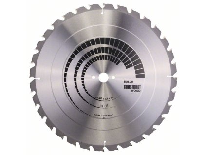 Bosch Pílový kotúč Construct Wood 450 x 30 x 3,8 mm, 32 zubov FWF