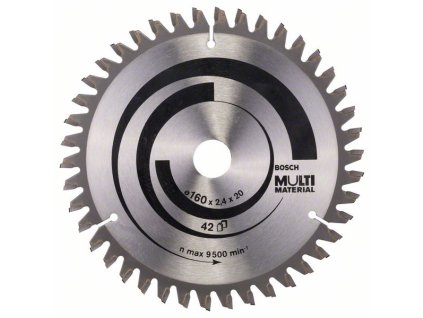 Bosch Pílový kotúč Multi Material 160 x 20/16 x 2,4 mm, 42 zubov TCG