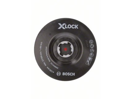 Bosch Brúsny tanier so suchým zipsom, X-LOCK,  125 mm