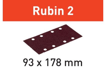 Festool Brúsny pruh STF 93X178/8 P60 RU2/50 Rubin 2