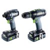 Festool Skrutkovacia a vŕtacia sada aku náradia TID 18 HPC 4,0 I-Set T18 577244