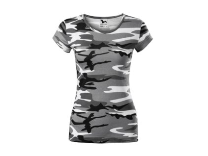 Camo Pure Tričko dámske (Veľkosť XS, Farba 32 - camouflage gray)