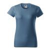 Basic Tričko dámske (Veľkosť 2XL, Farba 60 - denim)