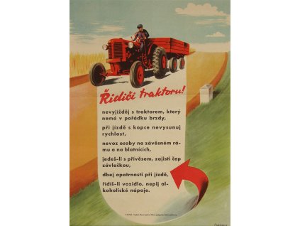řidiči traktoru