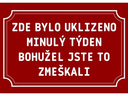 ZDE BYLO UKLIZENO