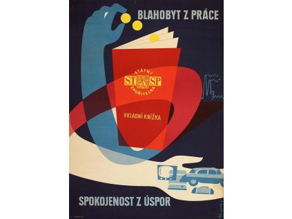 blahobyt z práce spokojenost z úspor