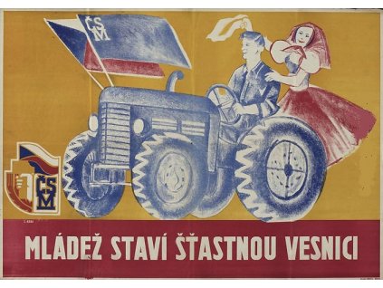 mládež staví šťastnou vesnici