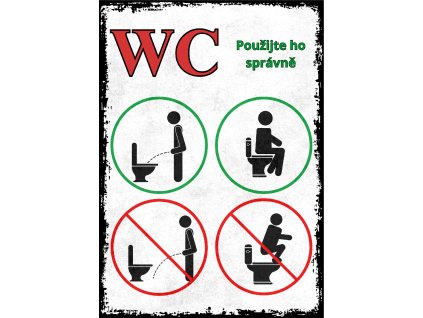 WC použijte ho správně
