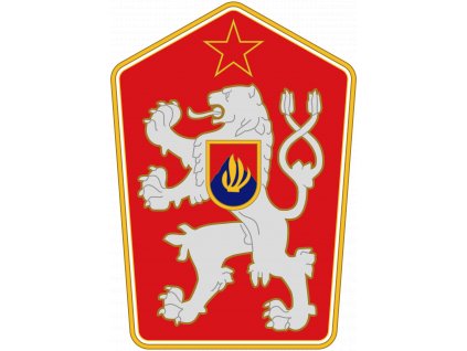 Plechová cedule - Znak ČSSR