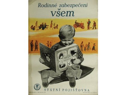 656 plechova retro cedule rodinne zabezpeceni vsem