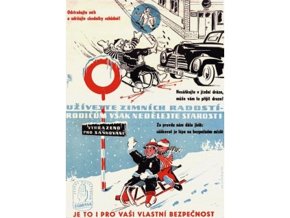 662 plechova retro cedule uzivejte zimnich radosti