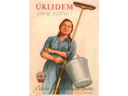 776 plechova retro cedule uklidem jaru vstric