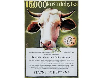827 plechova retro cedule 15 000 kusu dobytka