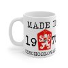 Retro hrnek - Made In Czechoslovakia + znak ČSSR + váš letopočet