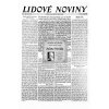 Blahopřání v novinách ze dne narození Lidové noviny 1893 - 1945