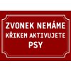 ZVONEK NEMÁME