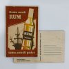 Dřevěná pohlednice - Komu smrdí rum