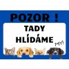 Tady hlídáme my! modrá