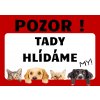Tady hlídáme my! červená
