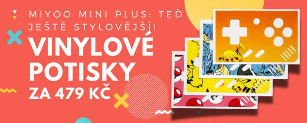 vinylové potisky pro konzoli Miyoo Mini Plus