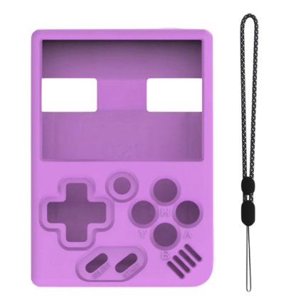 miyoo mini plus fialovy silikonovy obal