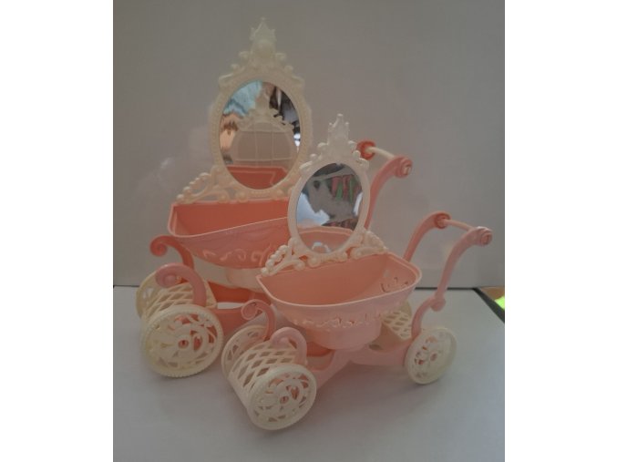 Mini kočárek se zrcadlem