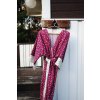 Soft kimono / wine red